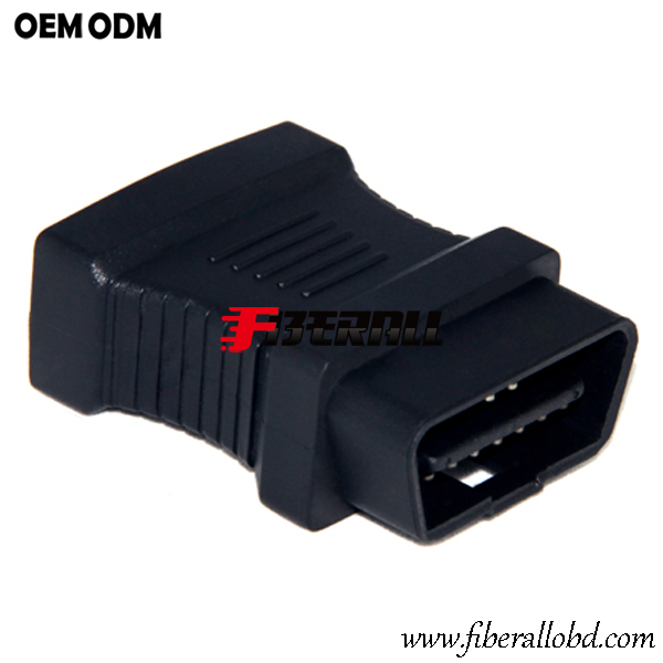 Molded OBD To DB15P Car Diagnostic Handle Adapter