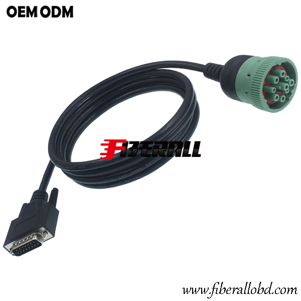 J1939 To DB15 Heavy Truck Diagnostic Cable Adapter