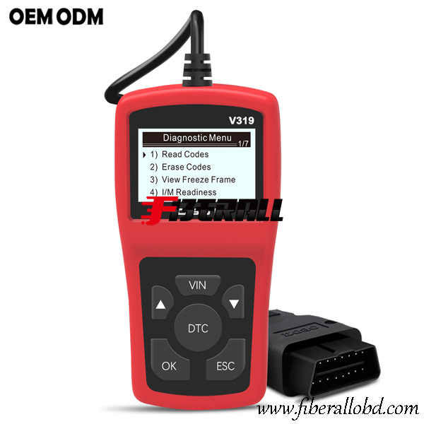 Handheld OBD-II Engine Checker & Car DLC Diagnostic Tool