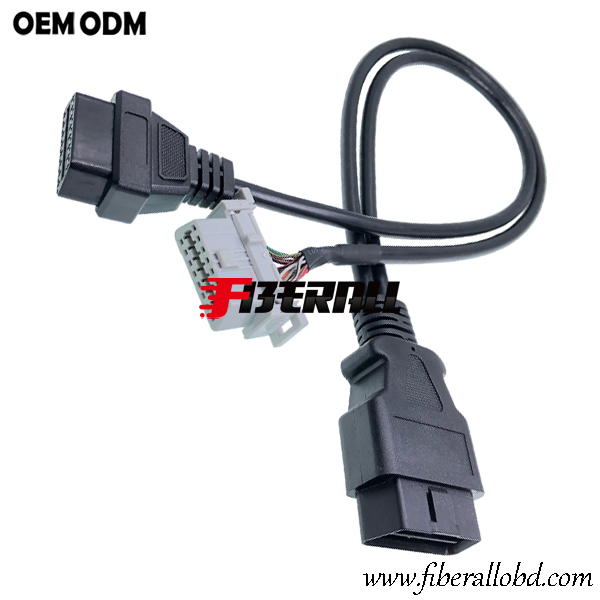 OBD2 Male to OBD-II Female Splitter Conversion Cable