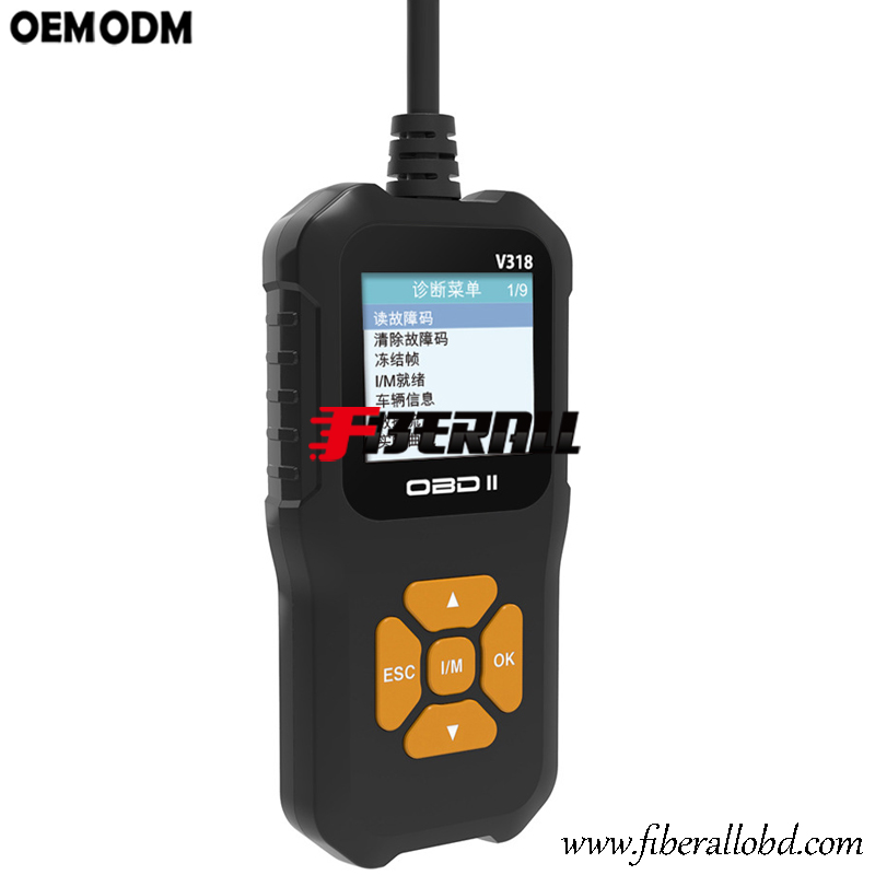 V318 Handheld Automobile OBD2 Diagnostic Scanner for Gasoline Vehicle