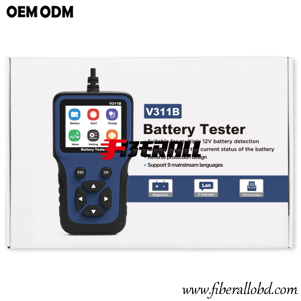 Handheld Diagnostic Tool & Tester for 12V Car Battery