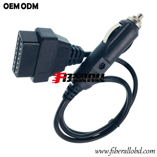 OBD To Lighter Conversion Power Cable for Automobile